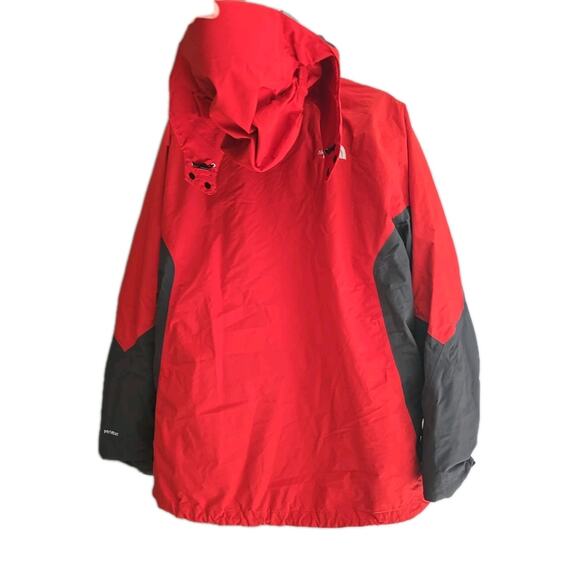 The North Face Hyvent Red Full Zip Hooded Lined Coat Warm Men's Size XL - Picture 2 of 9